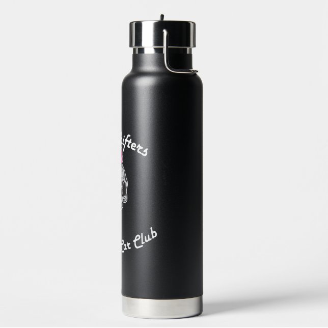 Miss Shifters Extravagante, isolierte Wasserflasch Trinkflasche (Links)