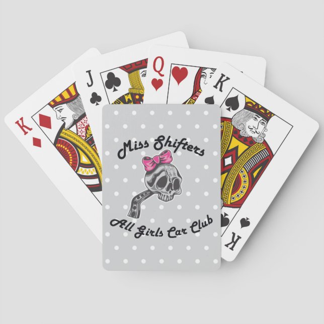 Miss Shifters Karten spielen - das billigste Spielkarten (Rückseite)