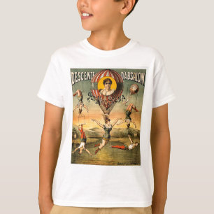 Miss Stena Flying Trapese Vintag Circus Poster T-Shirt