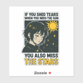 Miss the stars aufkleber