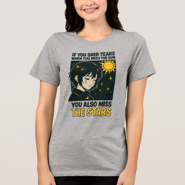 Miss the stars Tri-Blend shirt (Vorderseite)