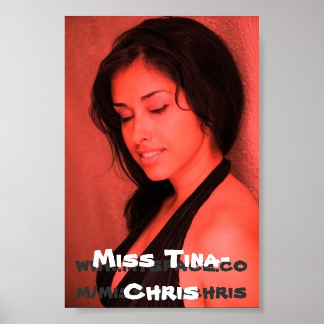 Miss Tina-Chris Poster (Vorne)
