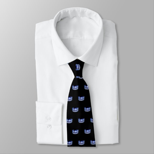Miss USA Blue Crown Cravate Homme (Attaché)