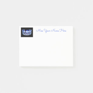 Miss USA Blue Crown Post-it-Notes Post-it Klebezettel