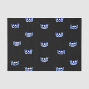Miss USA Blue Crown Tissue Paper Seidenpapier