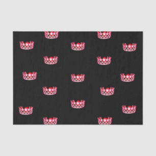 Miss USA Cherry Red Crown Tissue Seidenpapier