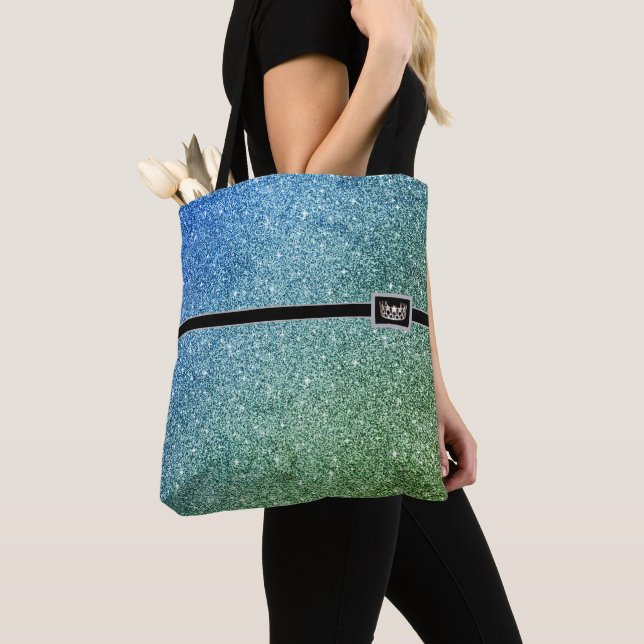 Miss USA Crown Pageant Imitate Glitzer Tote Tasche (Von Nahem)