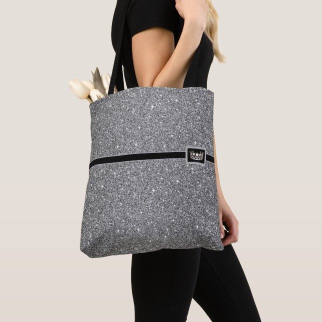 Miss USA Crown Pageant Imitate Glitzer Tote Tasche (Von Nahem)