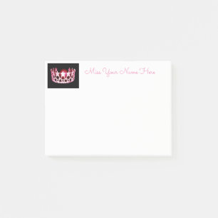 Miss USA Pink Crown Post-it-Notes Post-it Klebezettel