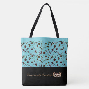 Miss USA Sac fourre-tout Gold Couronne Brown Solls