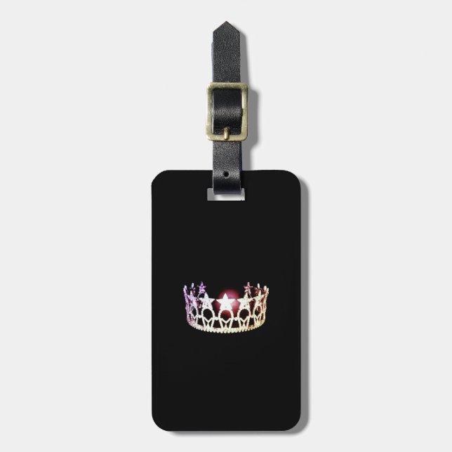 Miss USA Silver Crown Gepäck Tag-Vertikal Gepäckanhänger (Vorderseite vertikal)