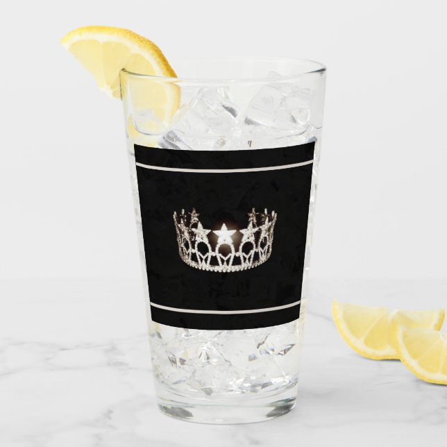 Miss USA Silver Crown Glass Glas (Vorderseite Ice)