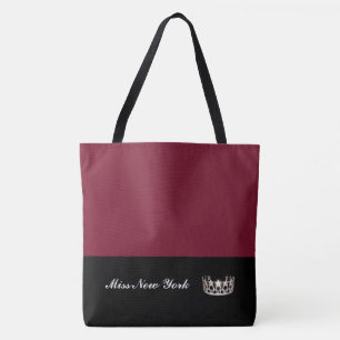 Miss USA Silver Crown Sac fourre-tout-Large Vin