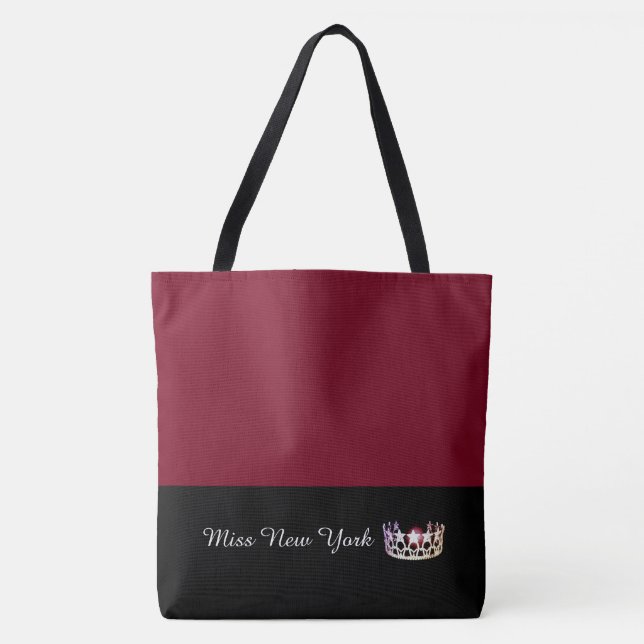 Miss USA Silver Crown Sac fourre-tout-LRGE Crimson (Devant)