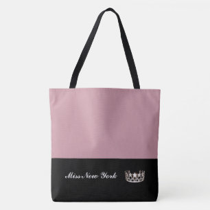 Miss USA Silver Crown Sac fourre-tout-LRGE Mauve