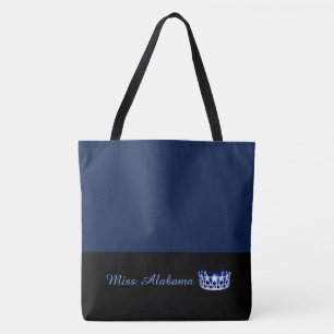 Miss USA State Royal Blue Crown Sac fourre-tout- N