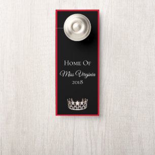 Miss USA Stil Pageant SLVR Crown Door Hanger Türanhänger