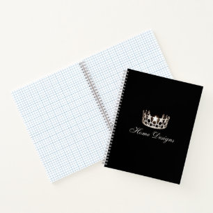 Miss USA Stil Silver Crown Custom Graph Notebook Notizbuch