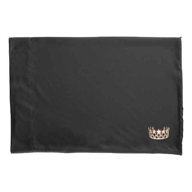 Miss USA Style Crown Kissen Case Kissenbezug (Vorderseite)