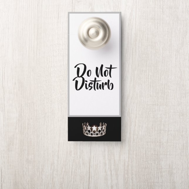 Miss USA style Pageant SLVR Affichette de porte Co (Sur le bouton)