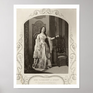 Miss Vandenhoff als Juliet, Akt III Szene 1 von "R Poster