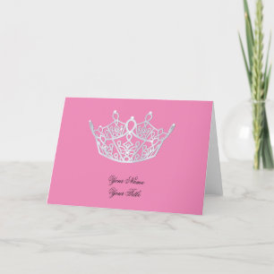 Miss Volunteer Krone danke Ihnen Kronenkarte