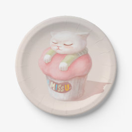 Miss You Cupcake Illustration Pappteller