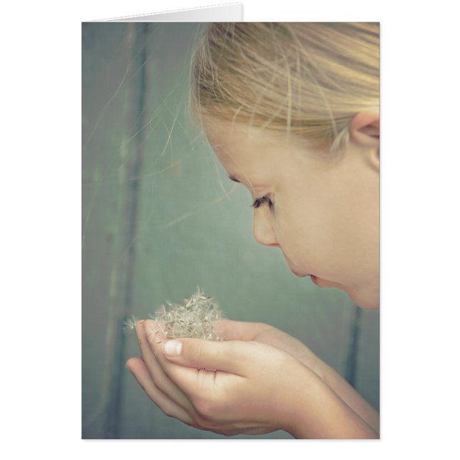 Miss You Dandelsamen Samen in der Hand (Vorne)