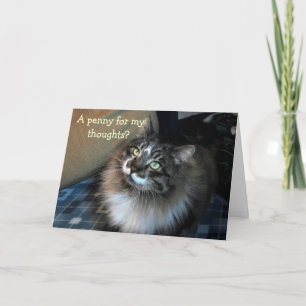 Miss You Irresistible Cat Zorro Card Karte