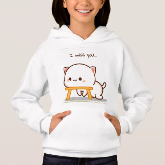 Miss You Trendy Pinky Baby Hoodie