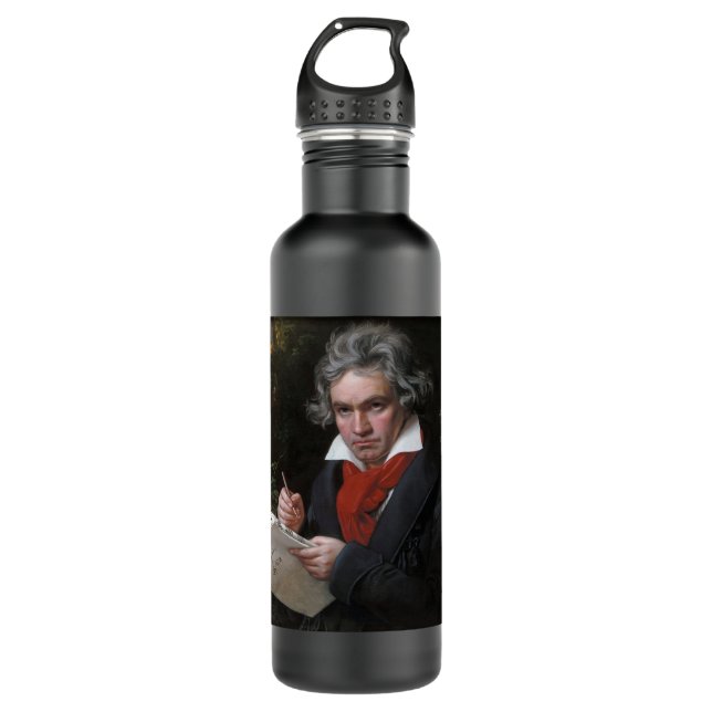 Missa Solemnis: Ludwig Beethoven Klassische Musik Edelstahlflasche (Vorderseite)