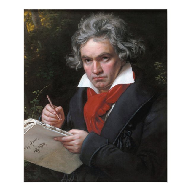 Missa Solemnis: Ludwig Beethoven Klassische Musik Fotodruck (Vorne)