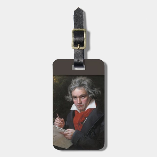 Missa Solemnis: Ludwig Beethoven Klassische Musik Gepäckanhänger (Vorderseite vertikal)