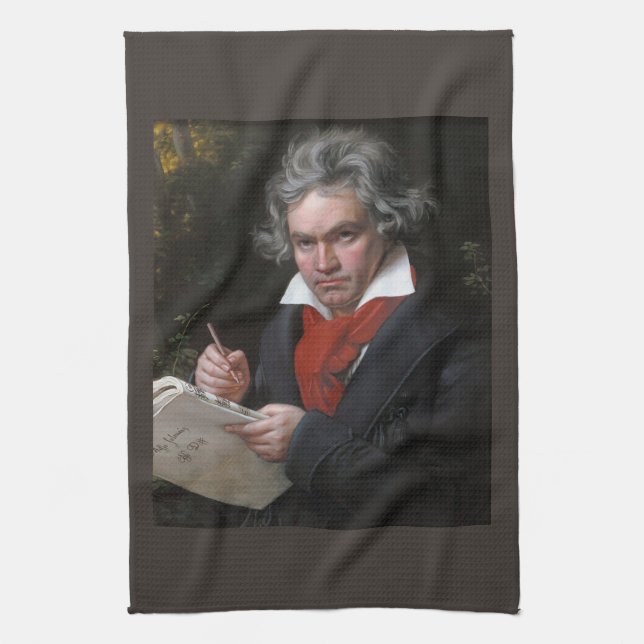 Missa Solemnis: Ludwig Beethoven Klassische Musik Geschirrtuch (Vertikal)