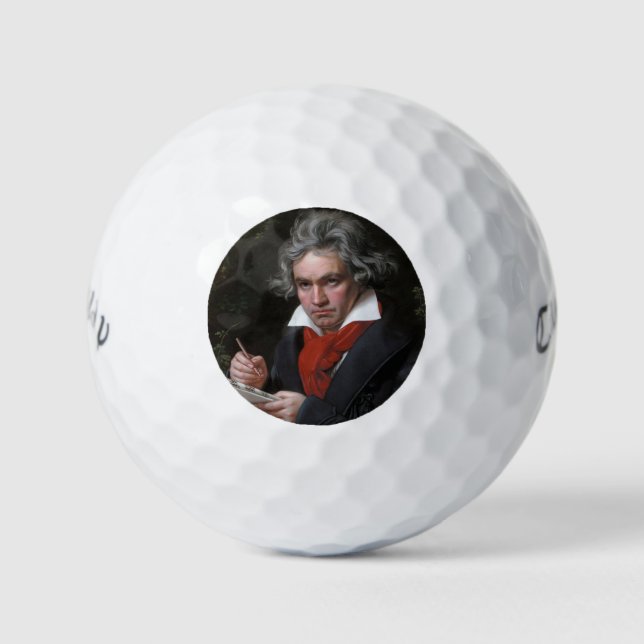Missa Solemnis: Ludwig Beethoven Klassische Musik Golfball (Vorderseite)