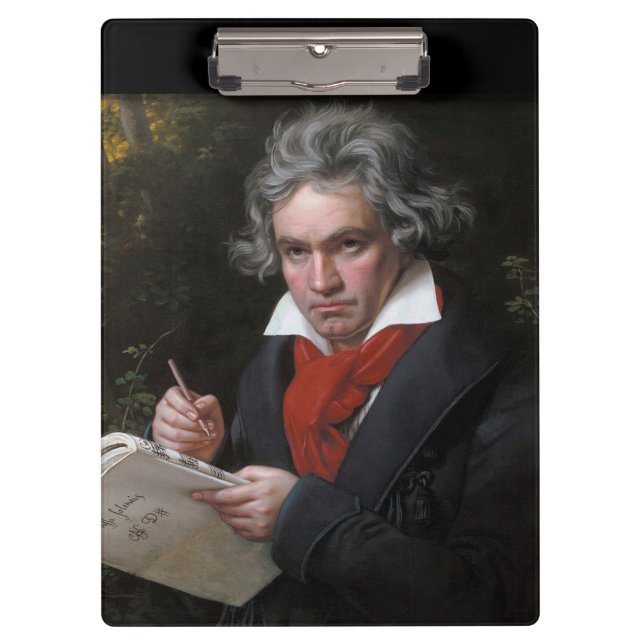 Missa Solemnis: Ludwig Beethoven Klassische Musik Klemmbrett (Vorderseite)