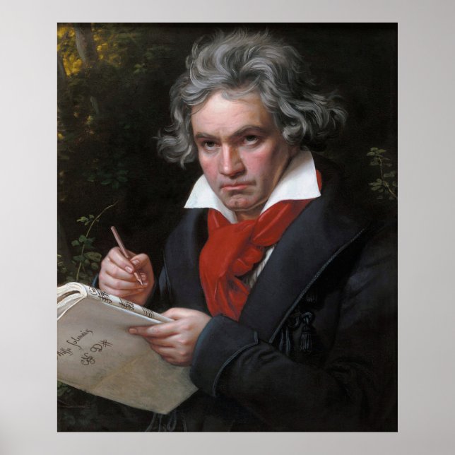 Missa Solemnis: Ludwig Beethoven Klassische Musik Poster (Vorne)