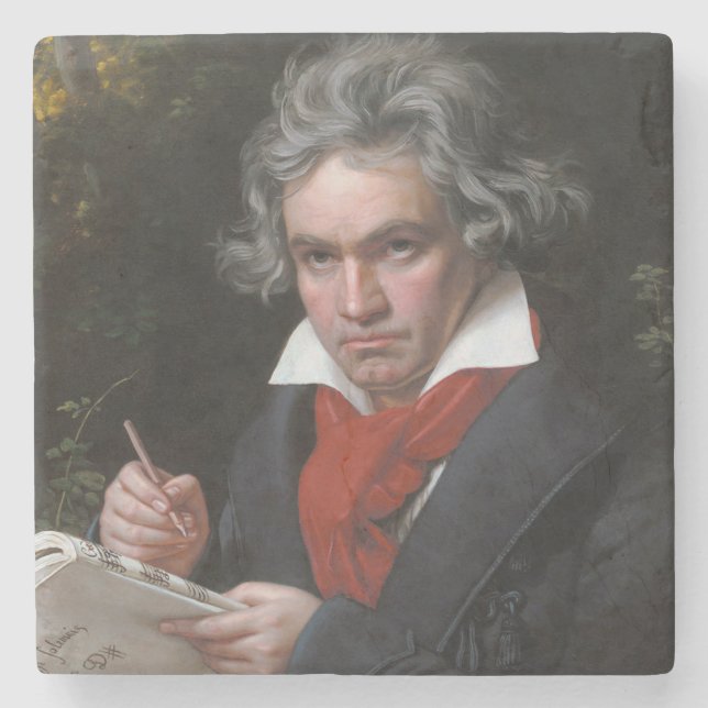Missa Solemnis: Ludwig Beethoven Klassische Musik Steinuntersetzer (Vorderseite)