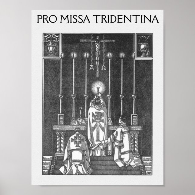 MISSA TRIDENTINA POSTER (Vorne)