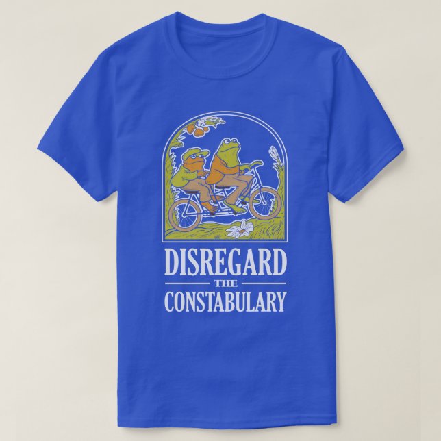 Missachtung der Polizei T-Shirt (Design vorne)