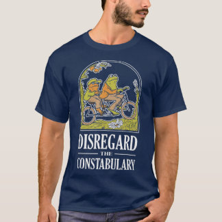 Missachtung des konstabulären Funny Frog Meme T-Shirt