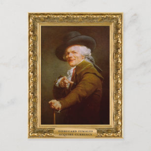 Missachtung von Frauen, Währung erwerben Postkarte