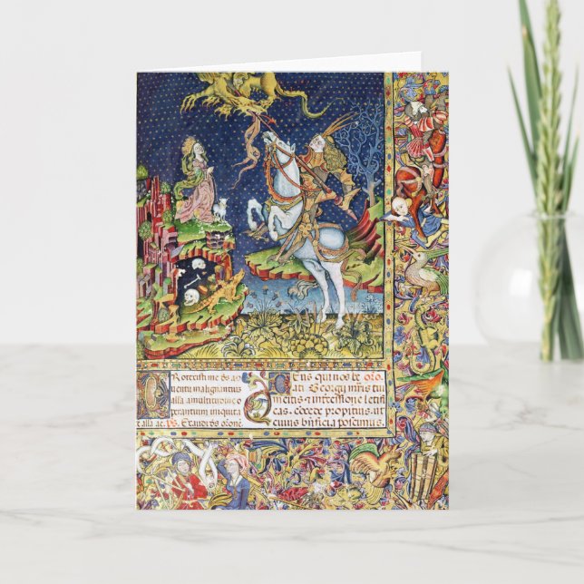 Missal von St George von Topusko Karte (Vorderseite)