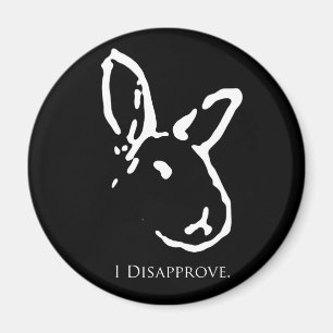 Missbilligenkaninchen-Magnet Magnet