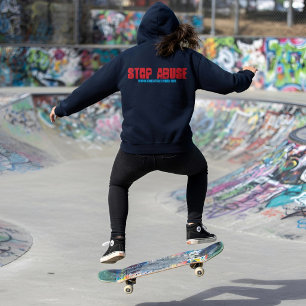 Missbrauch stoppen hoodie