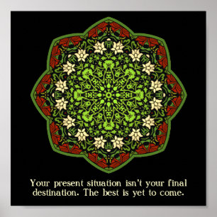 Missbrauch Überlebende Mandala Inspiration Poster