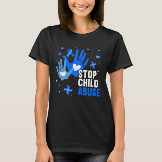 Missbrauch von Kindern verhindern Bewusstseinsmona T-Shirt