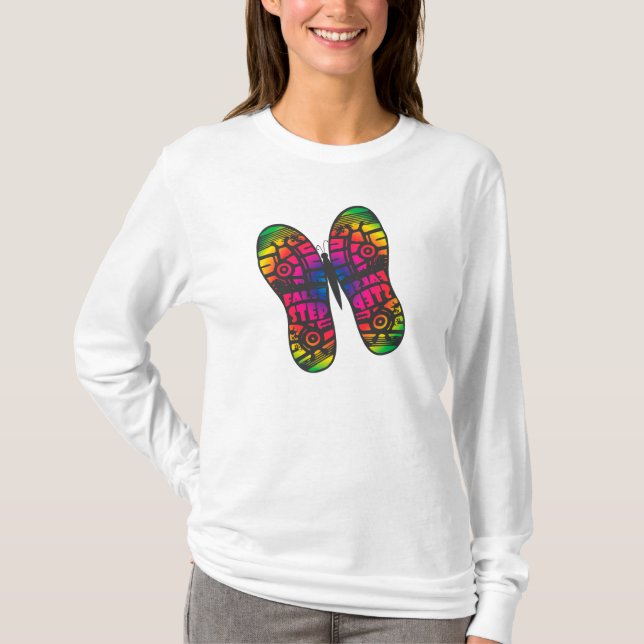 Missgriff-Schmetterlings-Shirt T-Shirt (Vorderseite)