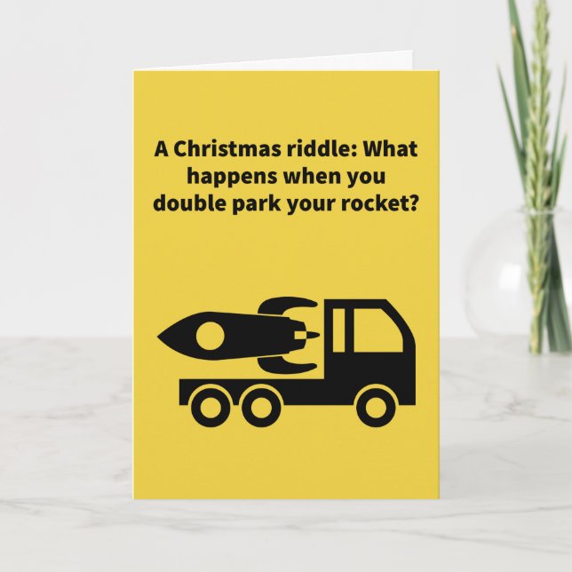 Missile Tow - Christmas Karte (Vorderseite)