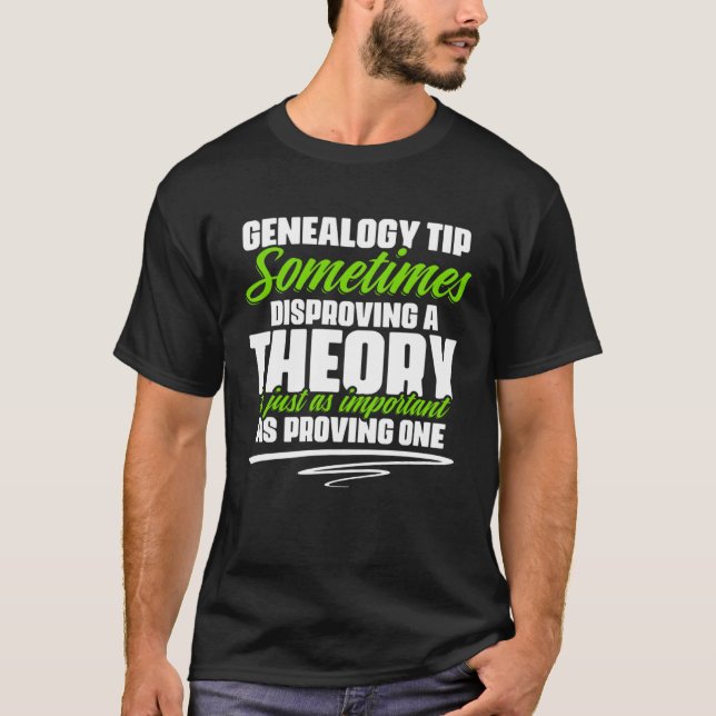 Missing Ancestor Ancestry Historian Genealogy Gene T-Shirt (Vorderseite)